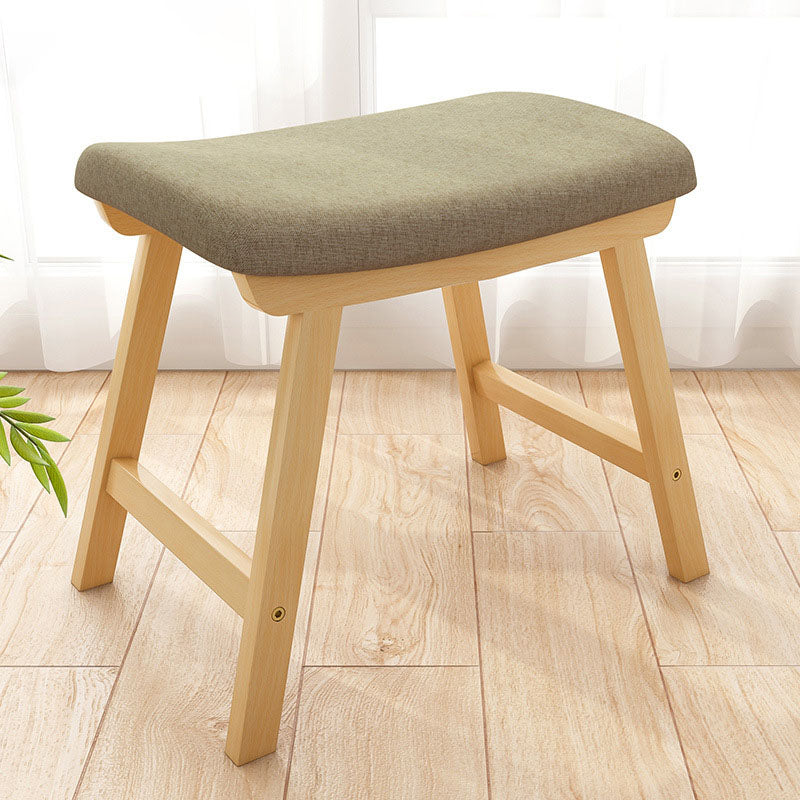 Cotton Standard Stool Modern Style Simple Household Rectangular Stool
