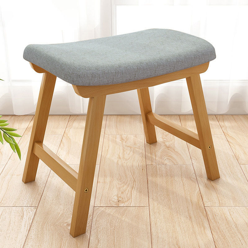 Cotton Standard Stool Modern Style Simple Household Rectangular Stool