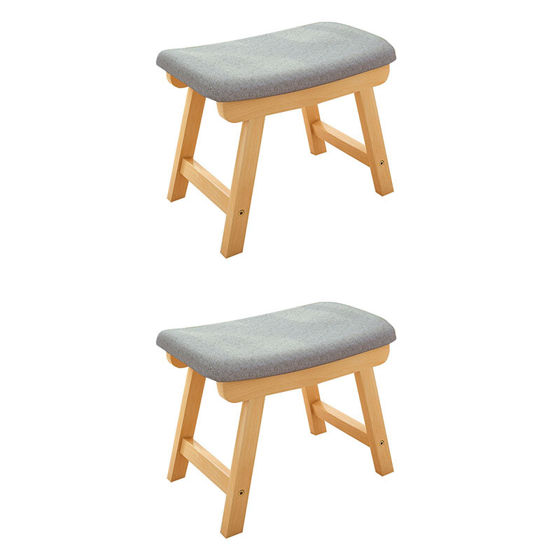 Cotton Standard Stool Modern Style Simple Household Rectangular Stool
