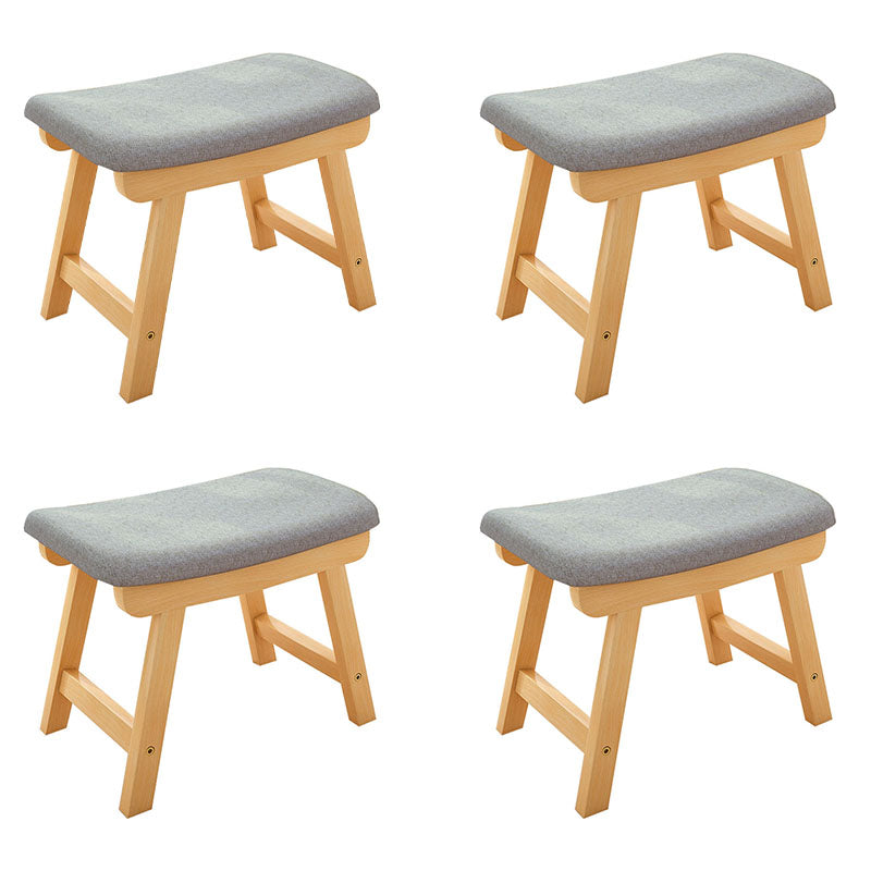 Cotton Standard Stool Modern Style Simple Household Rectangular Stool