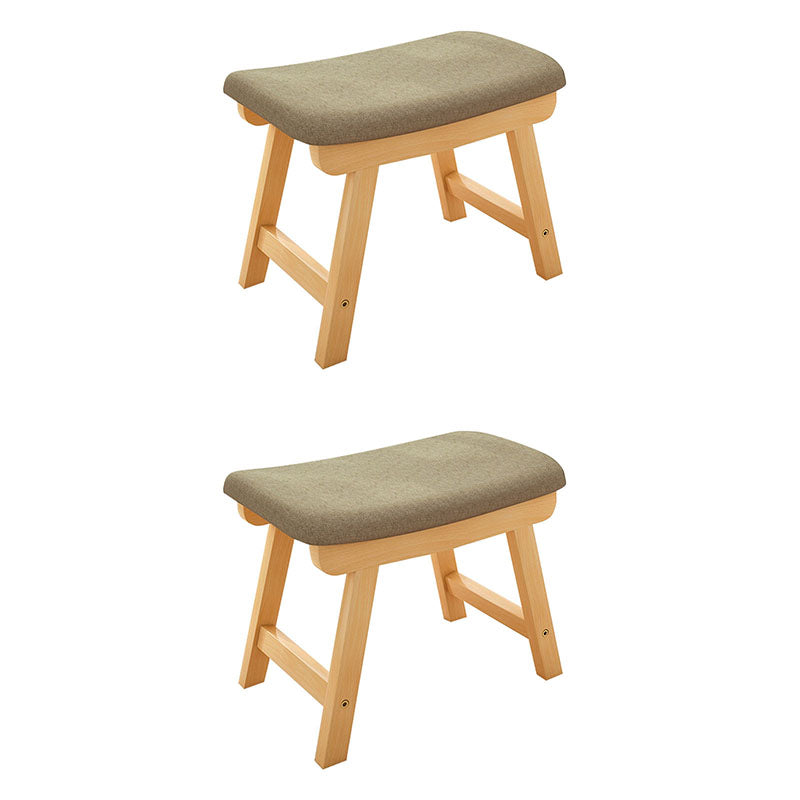 Cotton Standard Stool Modern Style Simple Household Rectangular Stool