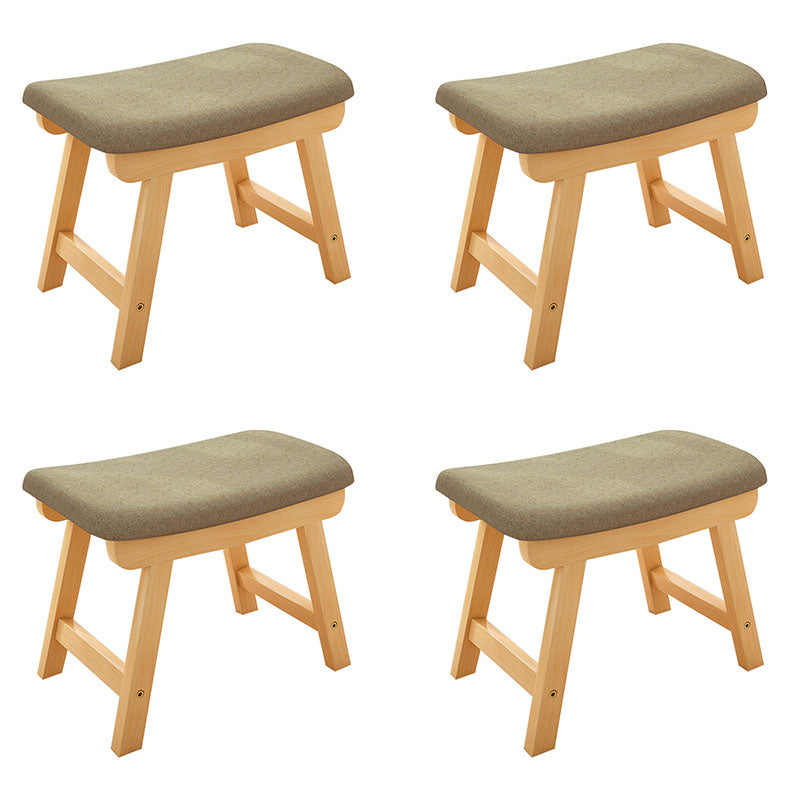 Cotton Standard Stool Modern Style Simple Household Rectangular Stool