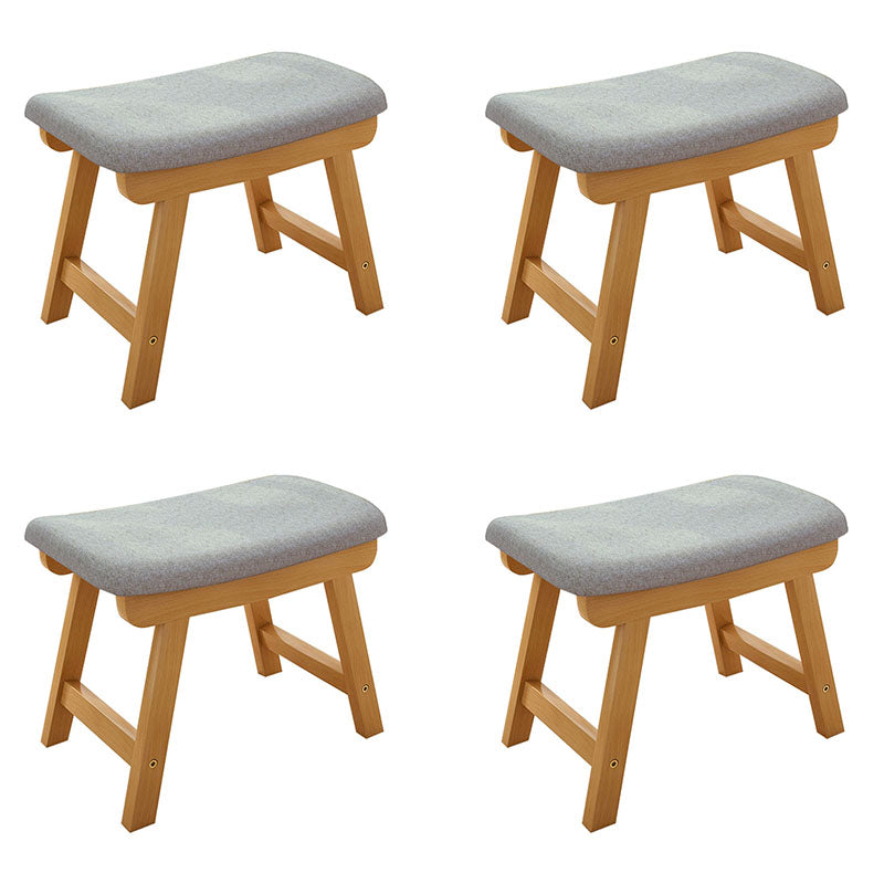 Cotton Standard Stool Modern Style Simple Household Rectangular Stool