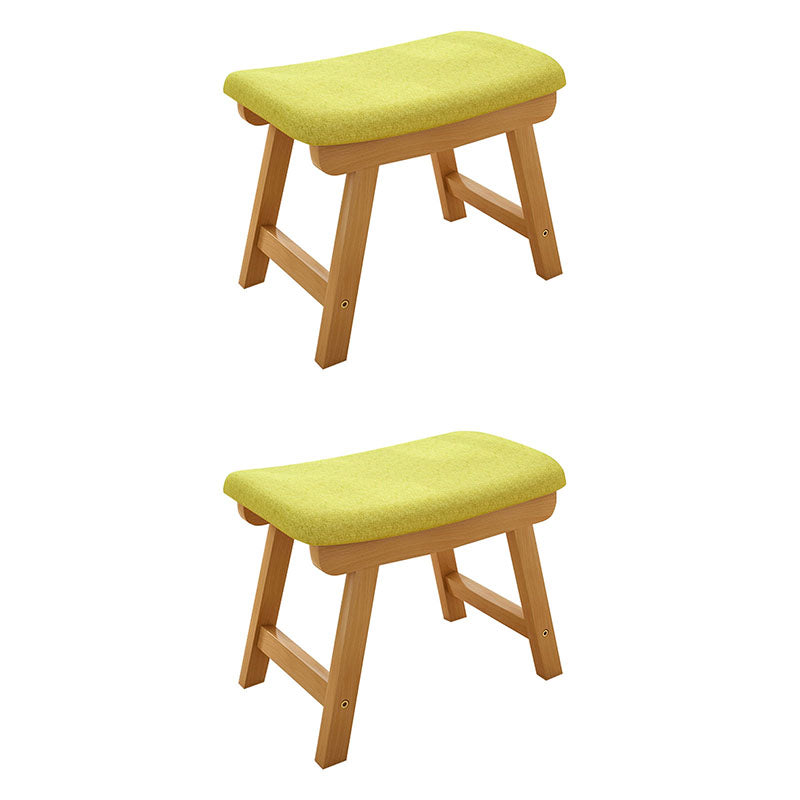 Cotton Standard Stool Modern Style Simple Household Rectangular Stool