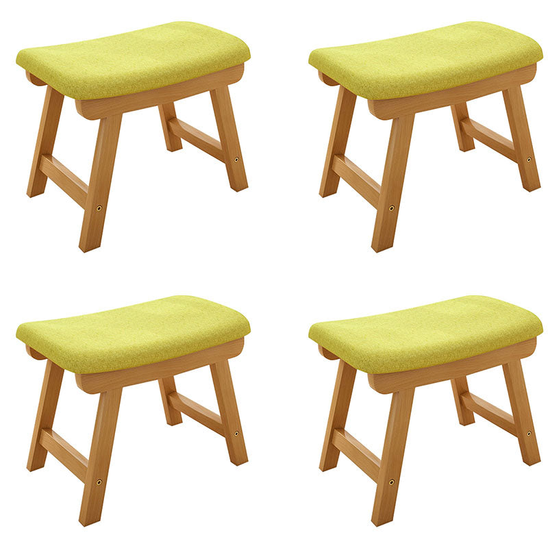 Cotton Standard Stool Modern Style Simple Household Rectangular Stool