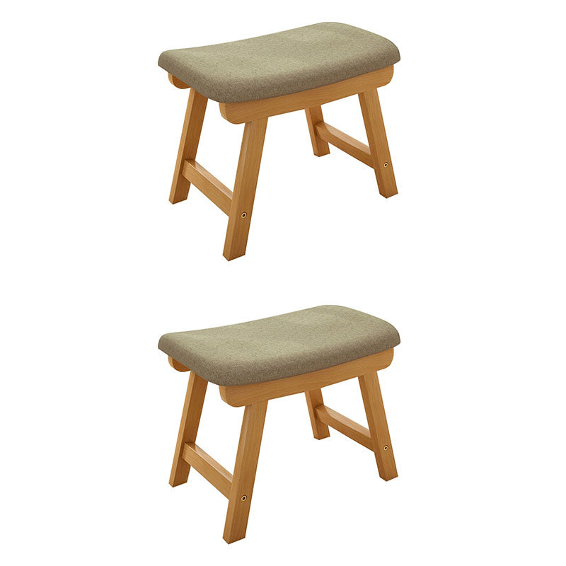 Cotton Standard Stool Modern Style Simple Household Rectangular Stool