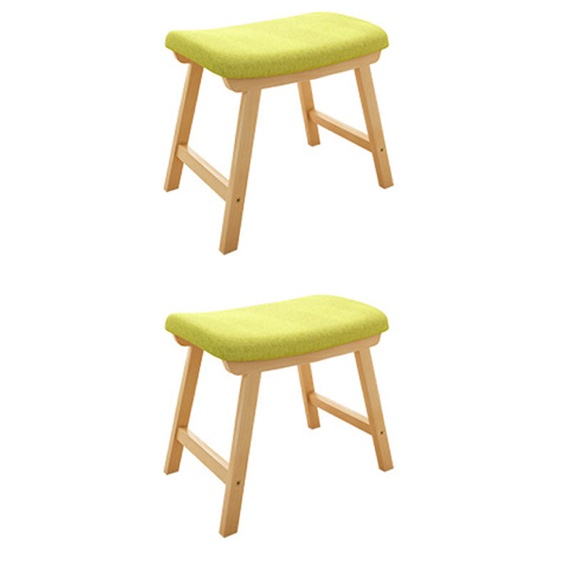 Cotton Standard Stool Modern Style Simple Household Rectangular Stool