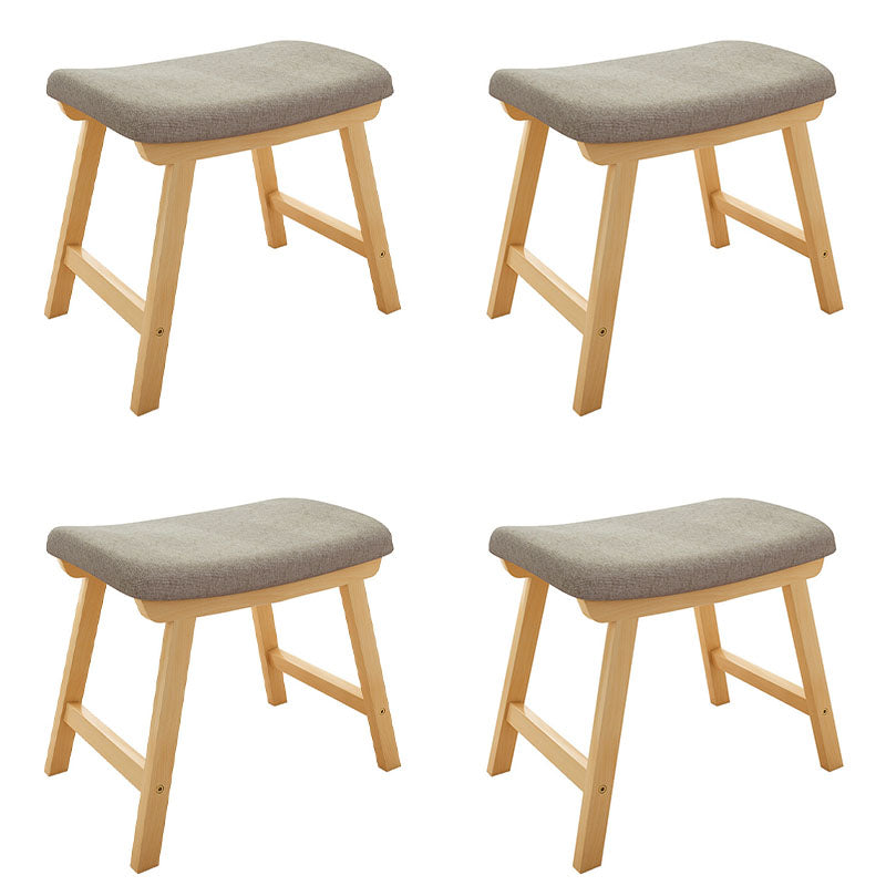 Cotton Standard Stool Modern Style Simple Household Rectangular Stool