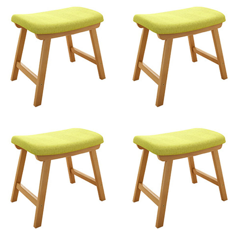 Cotton Standard Stool Modern Style Simple Household Rectangular Stool