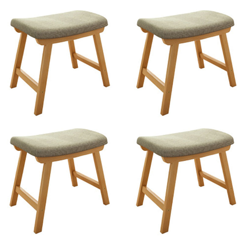 Cotton Standard Stool Modern Style Simple Household Rectangular Stool