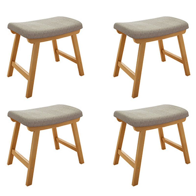 Cotton Standard Stool Modern Style Simple Household Rectangular Stool