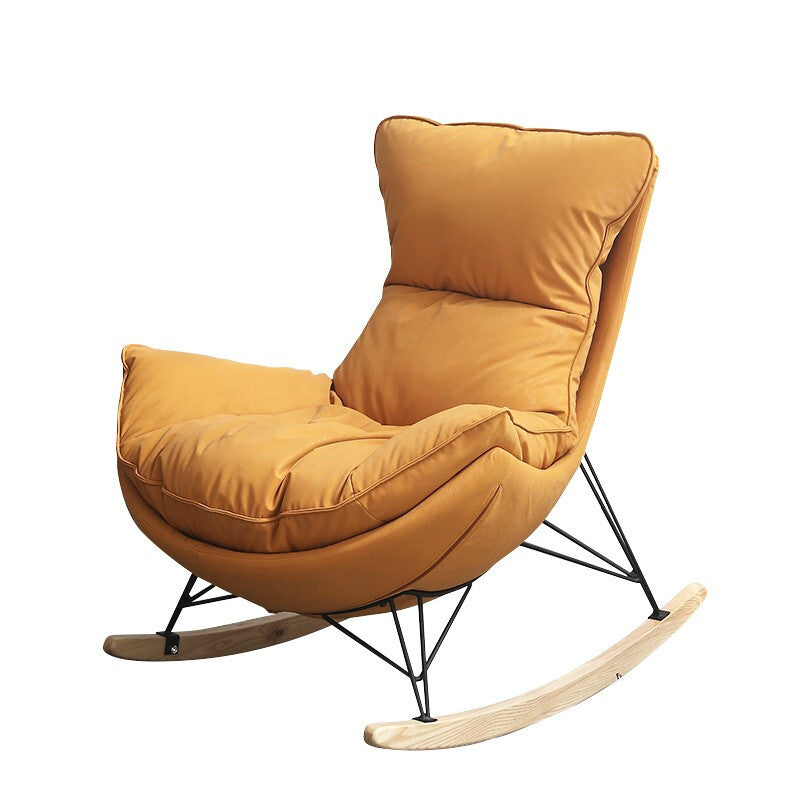 Modern Style Rocking Chair Indoor Sofa Rocking Chair with Cushion