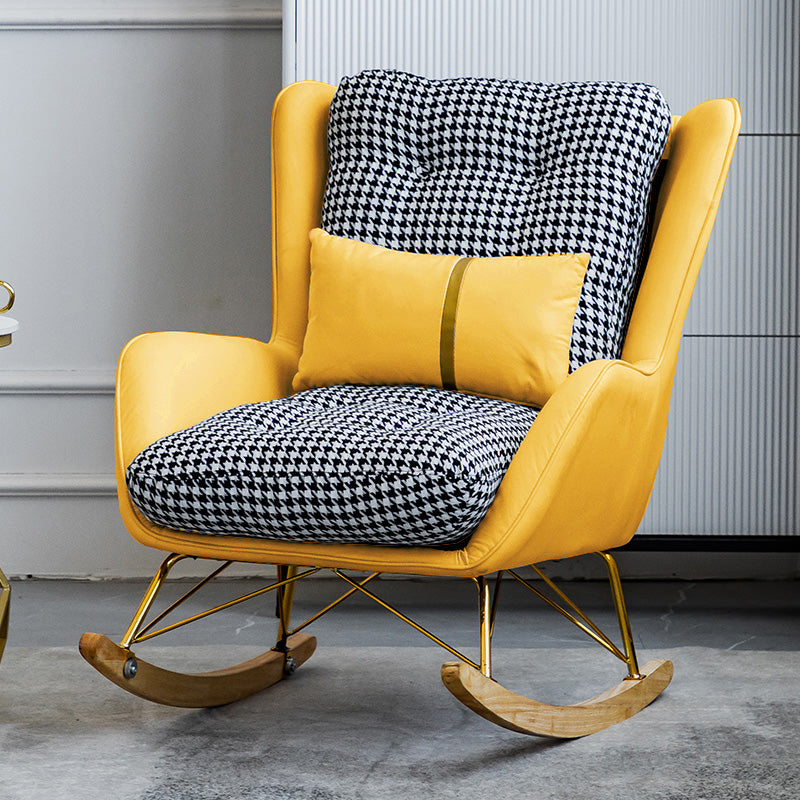 Living Room Light Luxury Lazy Sofa Chair Leisure Chaise Home Rocking Chair