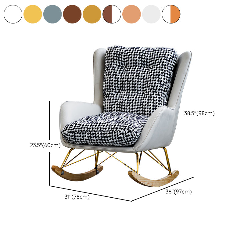 Living Room Light Luxury Lazy Sofa Chair Leisure Chaise Home Rocking Chair