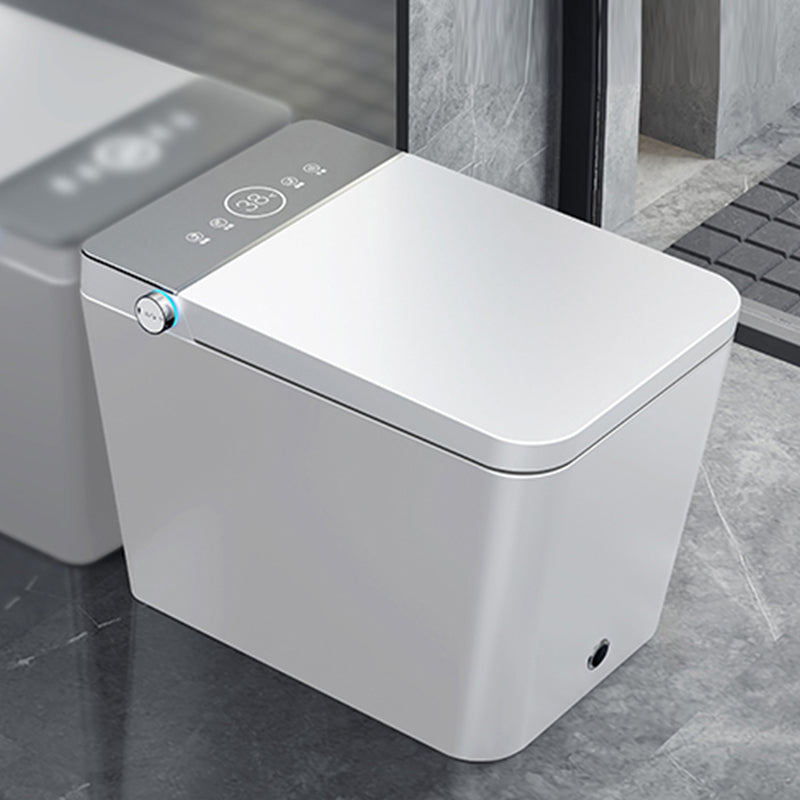 Contemporary Siphon Jet Flush Toilet Floor Mount Toilet Bowl for Bathroom