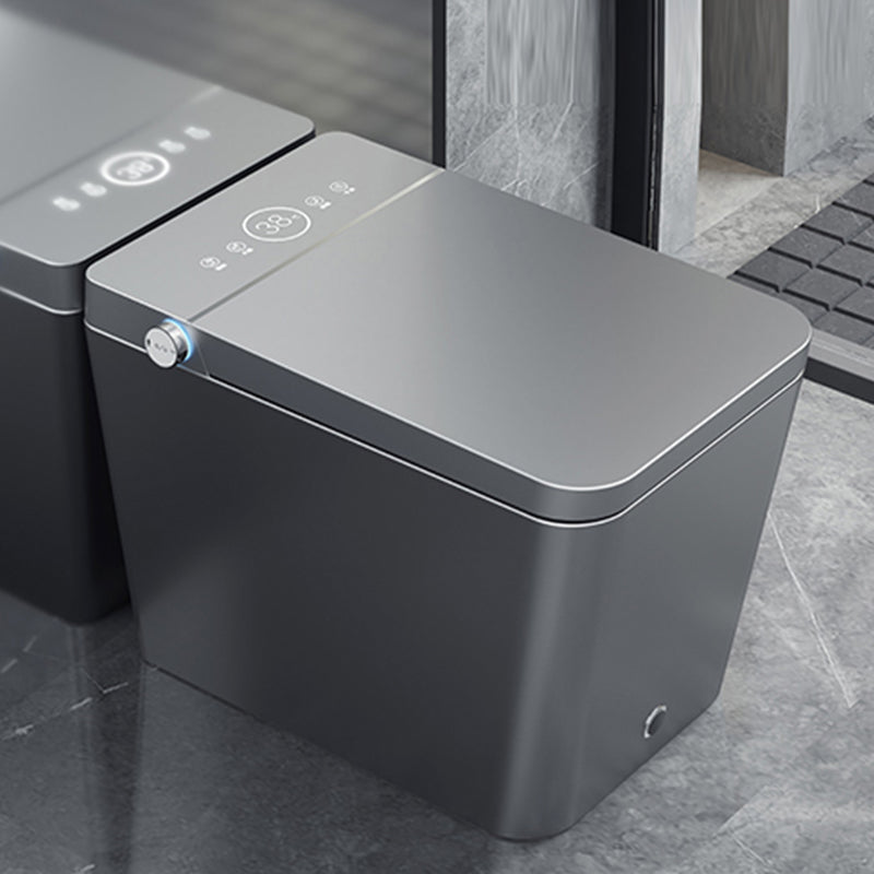 Contemporary Siphon Jet Flush Toilet Floor Mount Toilet Bowl for Bathroom