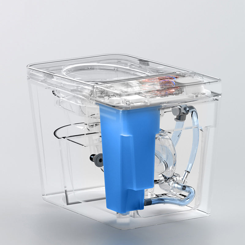 Contemporary Siphon Jet Flush Toilet Floor Mount Toilet Bowl for Bathroom