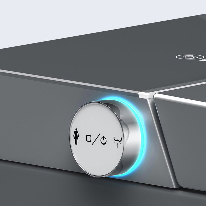 Contemporary Siphon Jet Flush Toilet Floor Mount Toilet Bowl for Bathroom