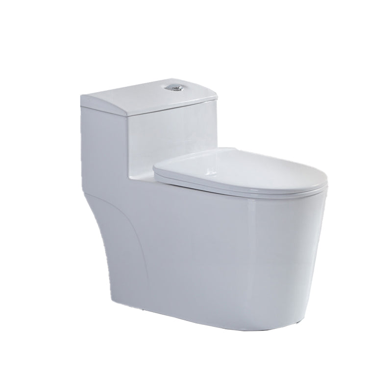 Traditional White Ceramic Flush Toilet Seat Included Urine Toilet for Washroom