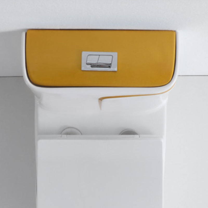 Traditional White Ceramic Flush Toilet Seat Included Urine Toilet for Washroom