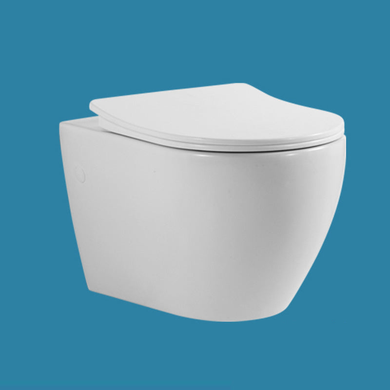 Modern Ceramic Flush Toilet Wall Mount White Urine Toilet for Washroom