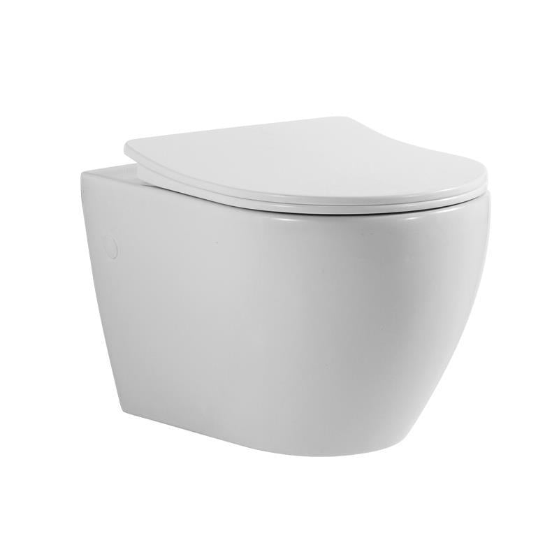 Modern Ceramic Flush Toilet Wall Mount White Urine Toilet for Washroom