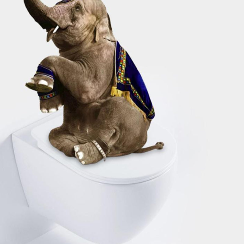 Modern Ceramic Flush Toilet Wall Mount White Urine Toilet for Washroom