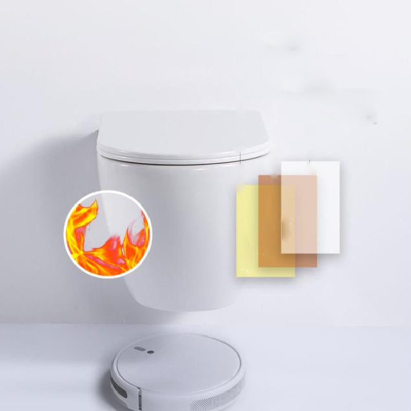 Modern Ceramic Flush Toilet Wall Mount White Urine Toilet for Washroom