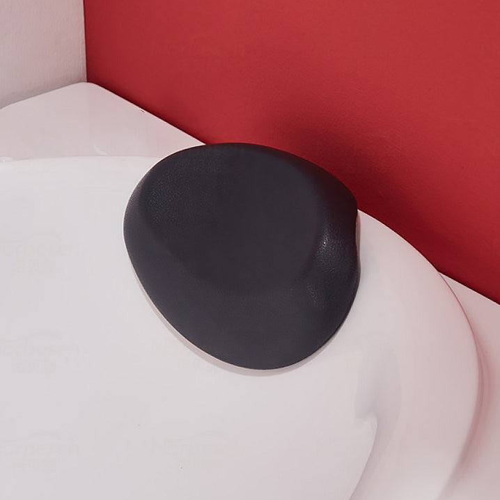 Acrylic Corner Bathtub Soaking White Modern Back to Wall Bath