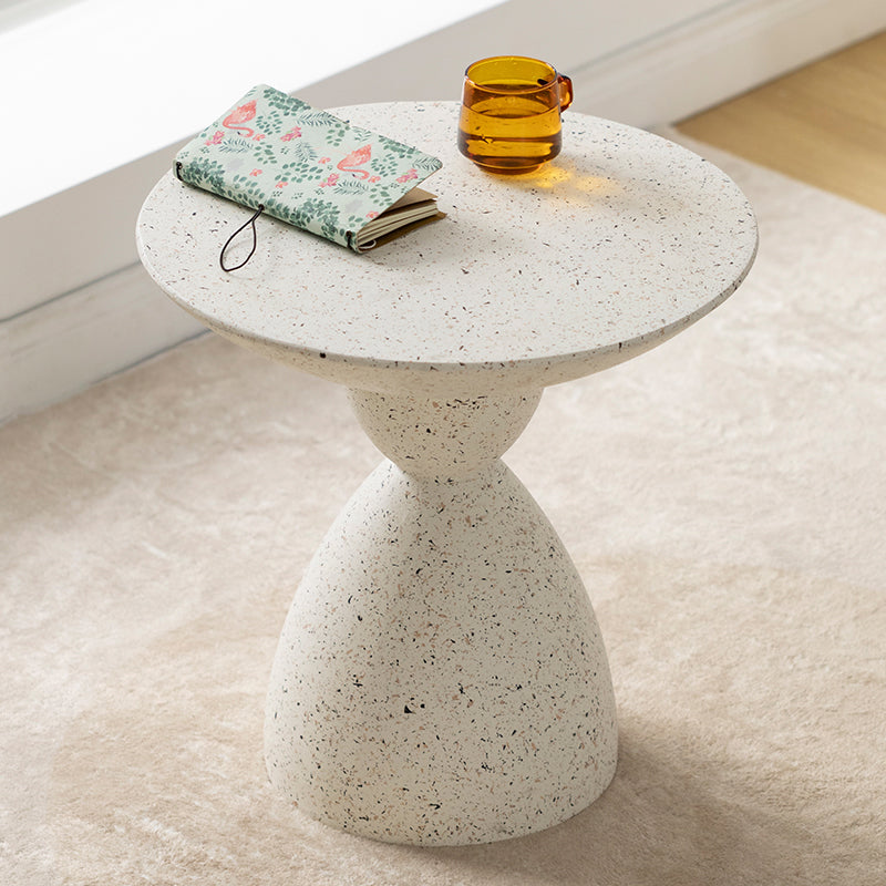 Metal Pedestal Coffee Table Contemporary White Coffee Cocktail Table