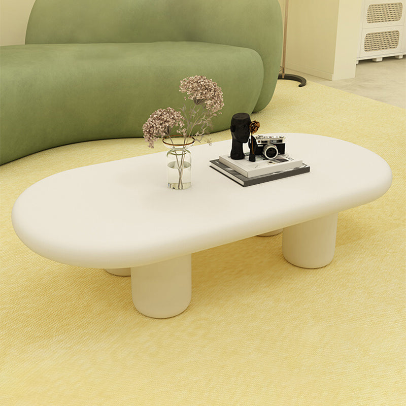 Contemporary Coffee Table 4 Legs Single Coffee Cocktail Table