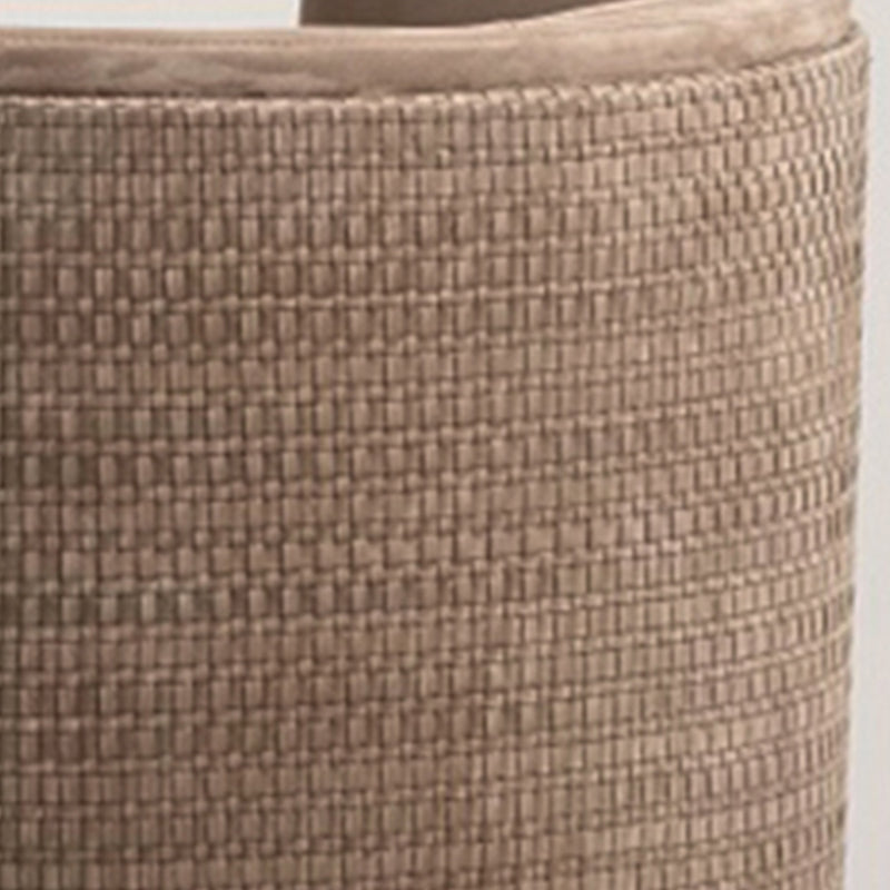 Contemporary 24.01" W Fix Back Chair Faux Leather Armless Chair