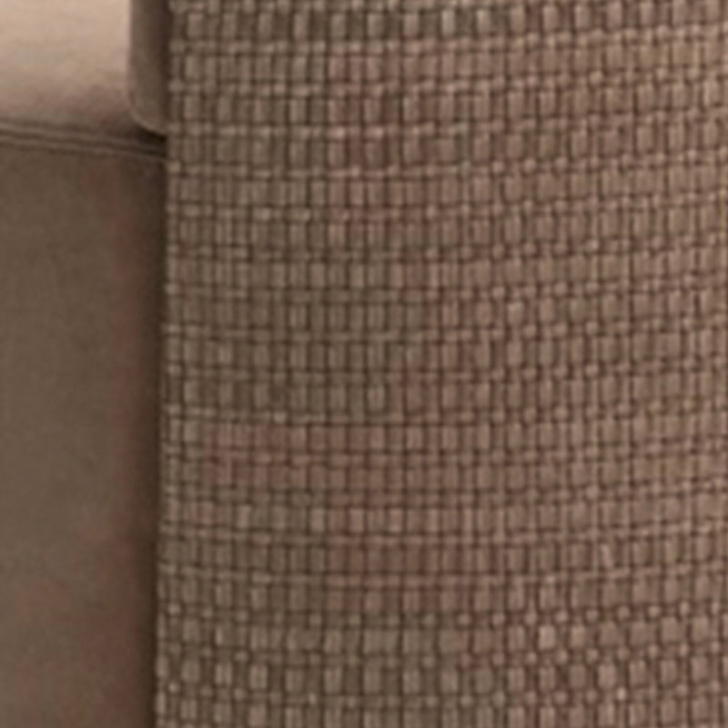 Contemporary 24.01" W Fix Back Chair Faux Leather Armless Chair