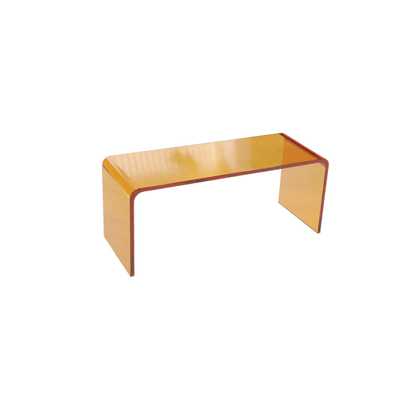 Contemporary 2 Nesting Coffee Table Set Square 4 Legs Cocktail Table