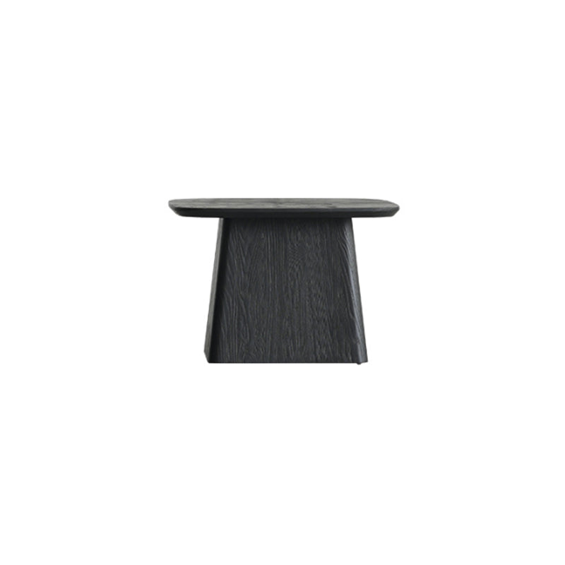 Pedestal Solid Wood Coffee Table Set Elliptical Simple Cocktail Table