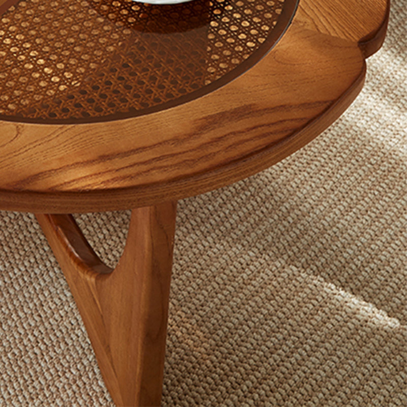 Glass Top Coffee or End Table Black Cross Legs Coffee Cocktail Table