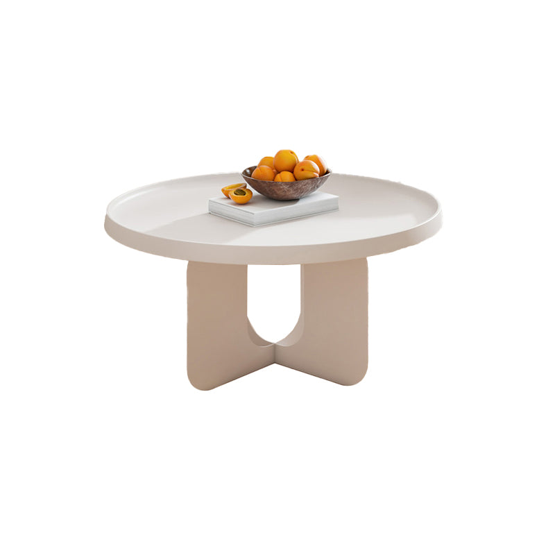 Abstract Coffee Table Modern Metal Tray Top Coffee Cocktail Table