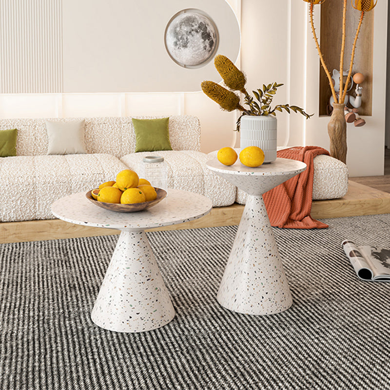 Pedestal Coffee Table Contemporary Metal Coffee Cocktail Table