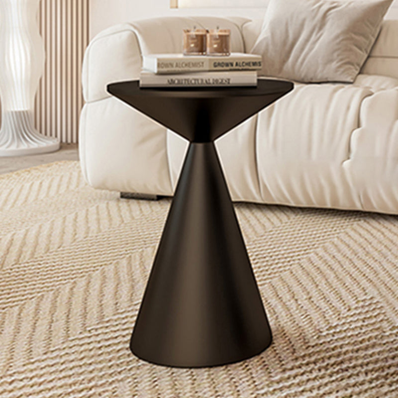 Pedestal Coffee Table Contemporary Metal Coffee Cocktail Table