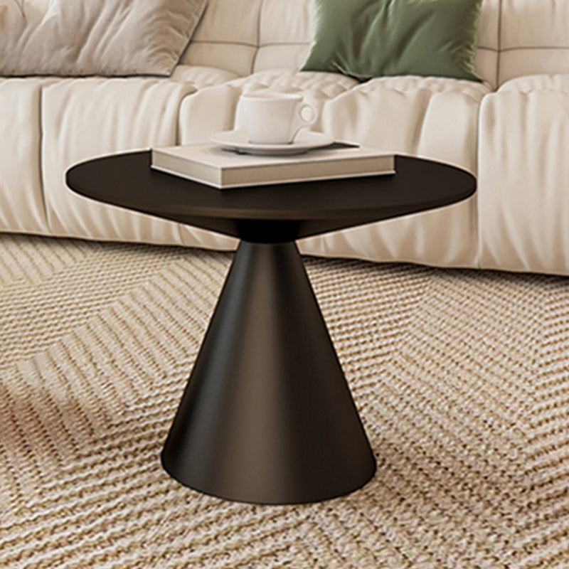 Pedestal Coffee Table Contemporary Metal Coffee Cocktail Table