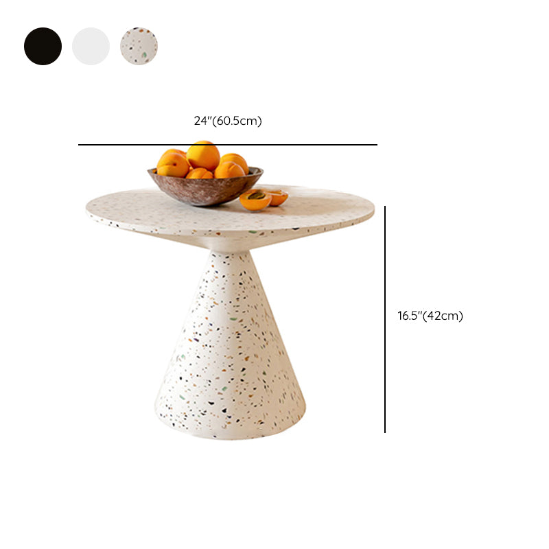 Pedestal Coffee Table Contemporary Metal Coffee Cocktail Table