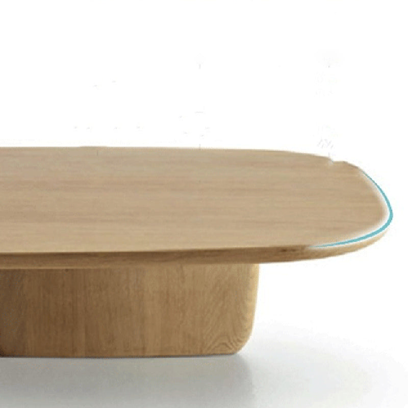 Abstract Coffee Table Modern Solid Wood Coffee Cocktail Table