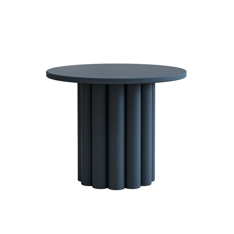 Pedestal Round Coffee Table Set Modern Minimalist Cocktail Table