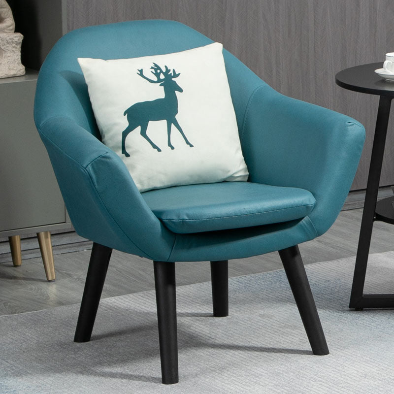 Contemporary Living Room Armchair Arms Included Sloped Arms Armchair