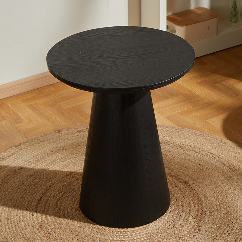 Contemporary Coffee Table Solid Wood Pedestal Coffee Cocktail Table