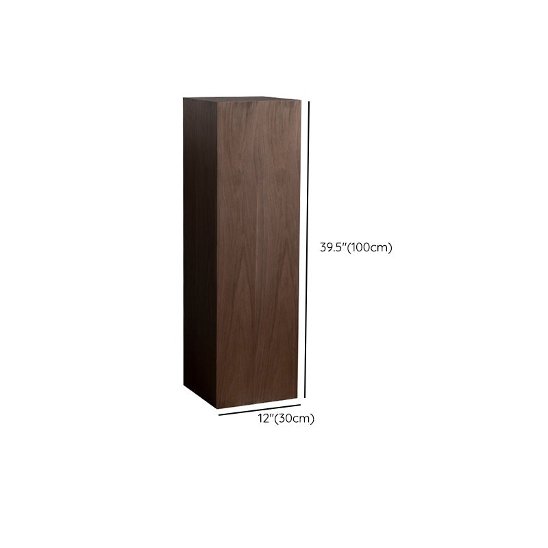 Contemporary Coffee Table Solid Wood Pedestal Coffee Cocktail Table