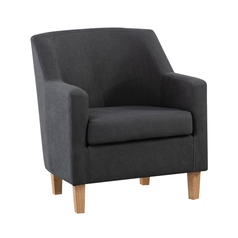 Scandinavian Living Room Arm Chair Solid Wood Frame Accent Armchair