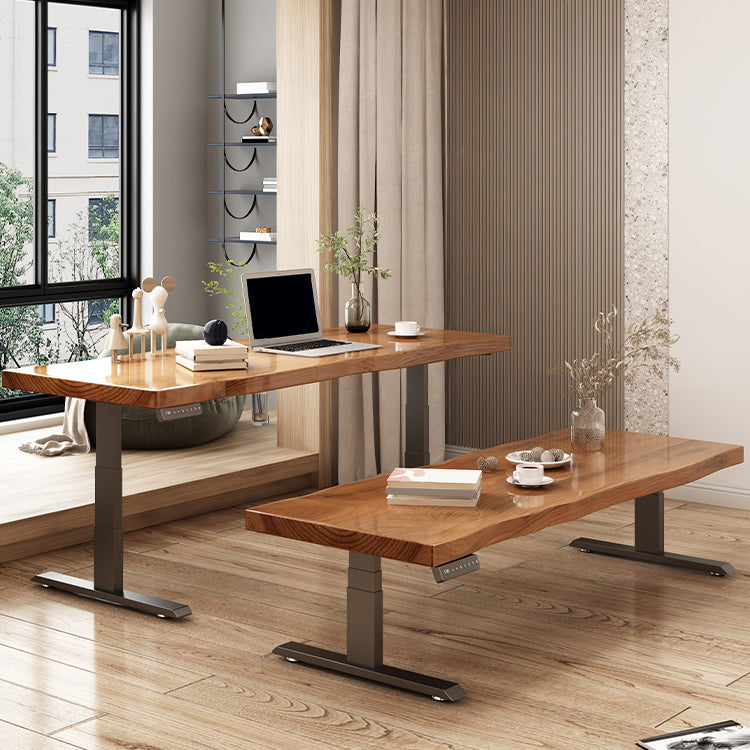 Sled Cocktail Table Contemporary Solid Wood Coffee or End Table