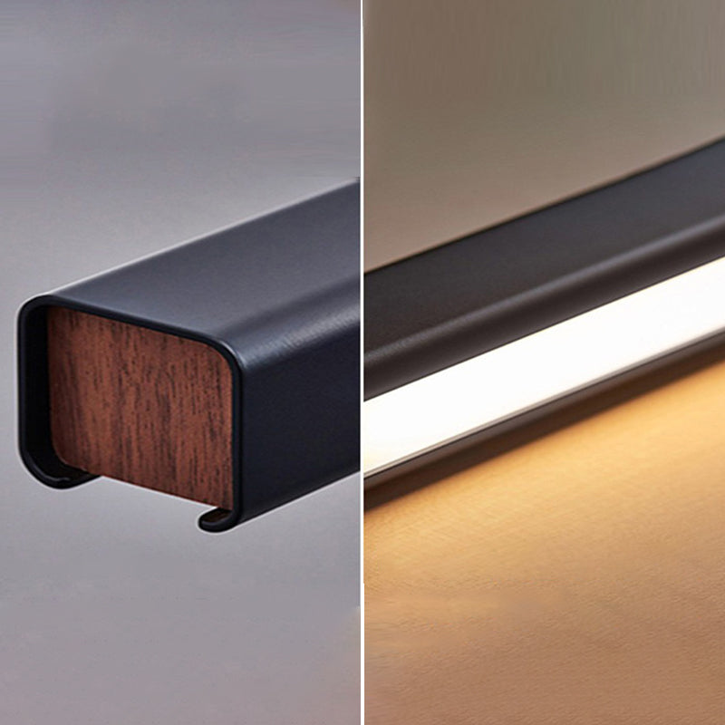 Single Modernism Black Ceiling Light LED Kitchen Island Lighting for Bedroom