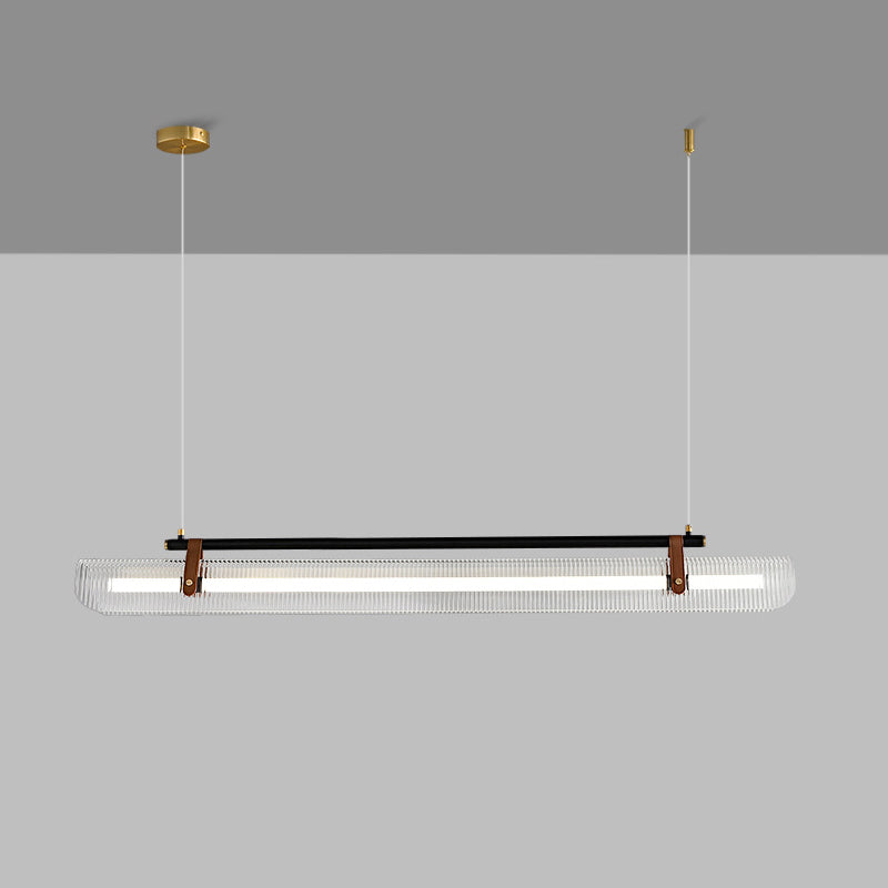 LED Island Lamp Modern Style Island Hanging Lamp with Acrylic Shade for Dining Room